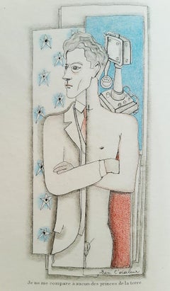 Le Secret Professionnel - Vintage Rare Book Illustrated by Jean Cocteau - 1925