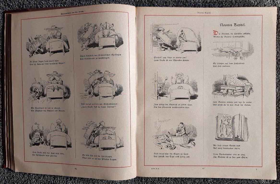 Neues Album – Seltenes Buch, illustriert von Wilhelm Busch – 1925 im Angebot 1