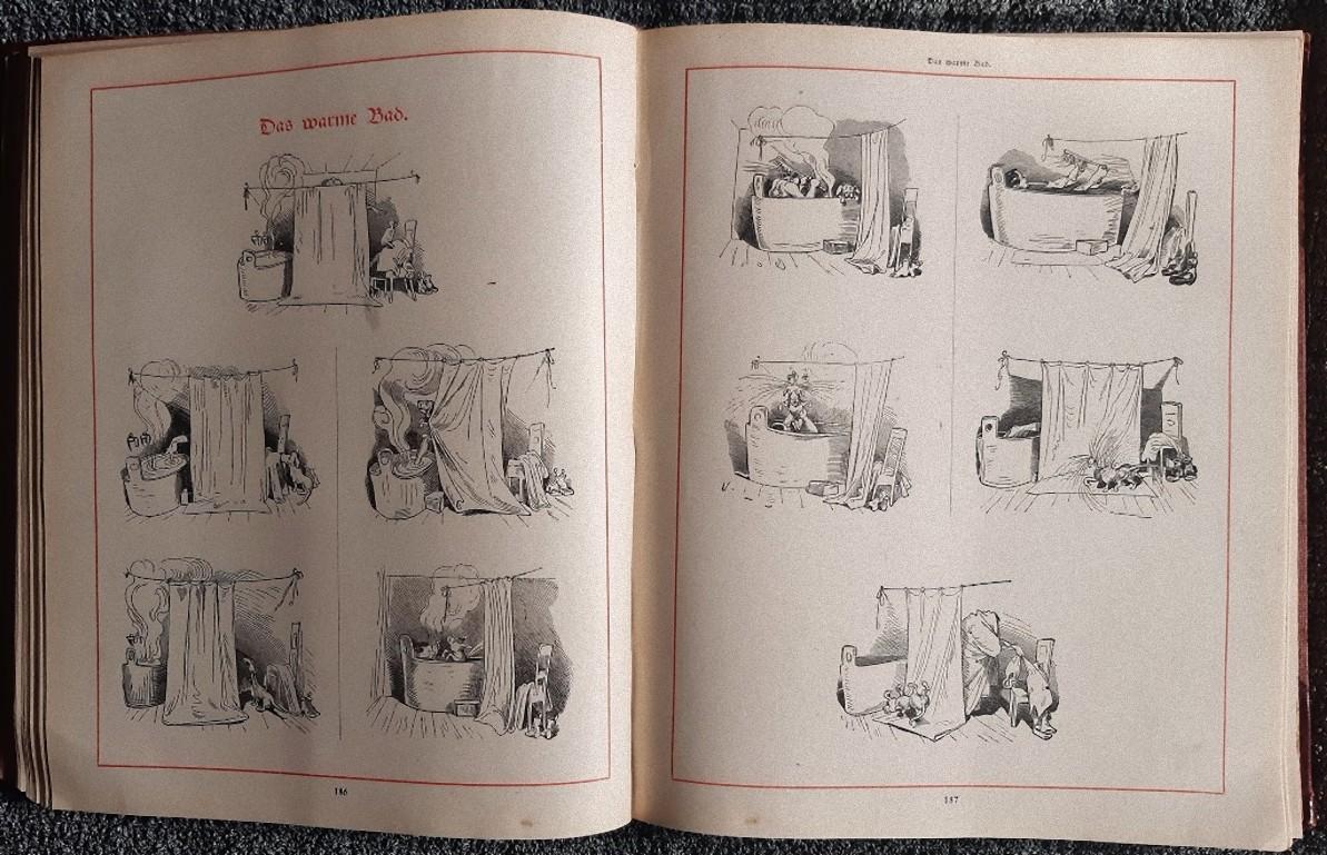Neues Album – Seltenes Buch, illustriert von Wilhelm Busch – 1925 im Angebot 2