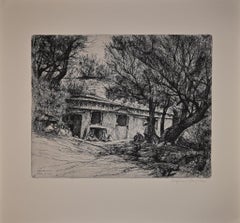Lalibela – Ghiorghis – Radierung von Lino Bianchi Barriviera – 1949