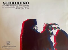 Reportage de Paolo Dorazio - Impression sérigraphiée originale - 1970