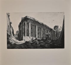 Lalibela - Original Etching by Lino Bianchi Barriviera - 1939