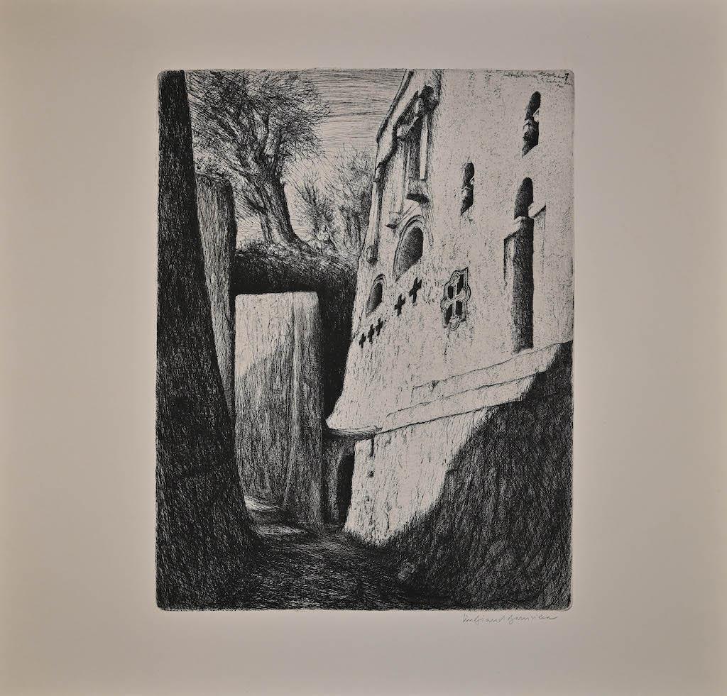 Lalibela – Radierung von Lino Bianchi Barriviera – 1948