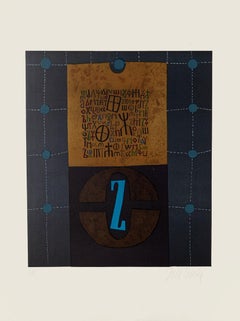 Composition - Lithographie de Jose Ciuha - 1970