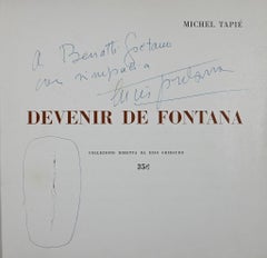 Devenir de Fontana par M. A&M - Dessin spatialiste de Lucio Fontana - 1961
