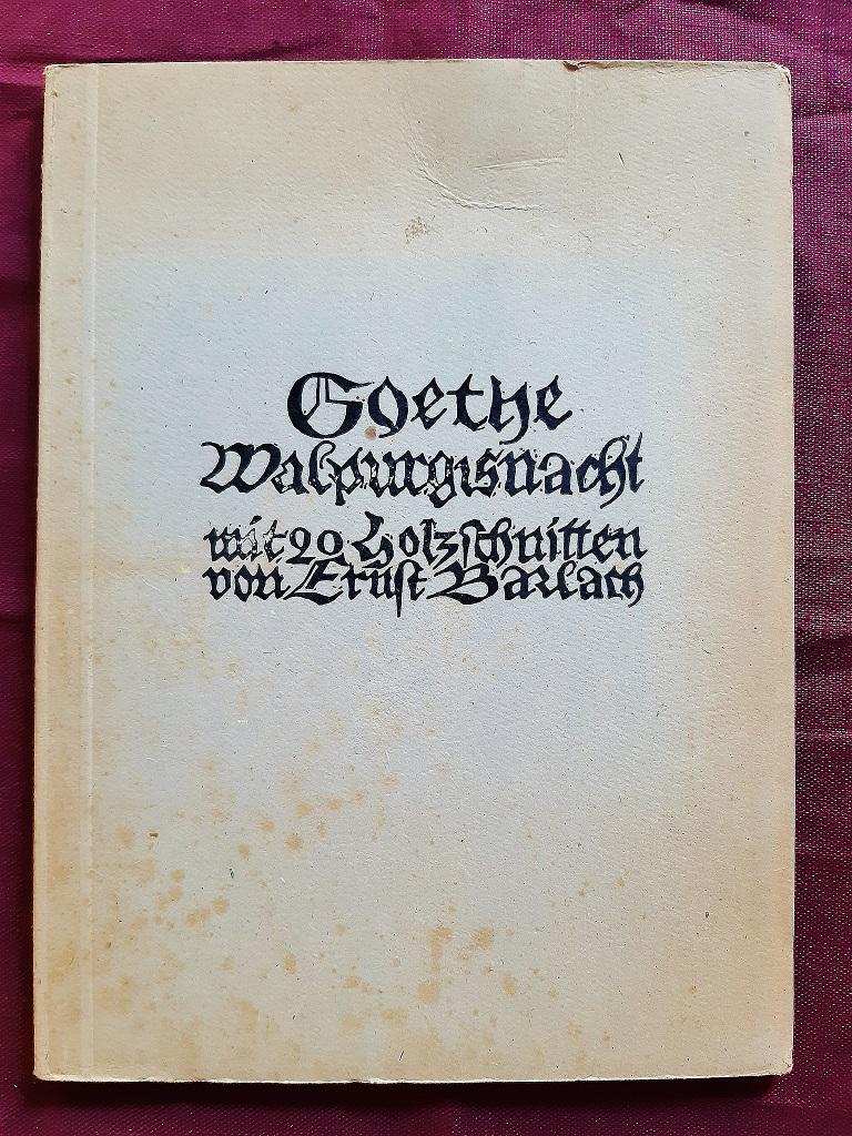 Walpurgisnacht  - Rare Book Illustrated by Ernst Barlach - 1923 1