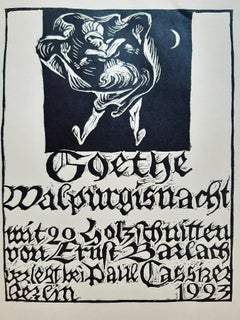 Walpurgisnacht  - Rare Book Illustrated by Ernst Barlach - 1923