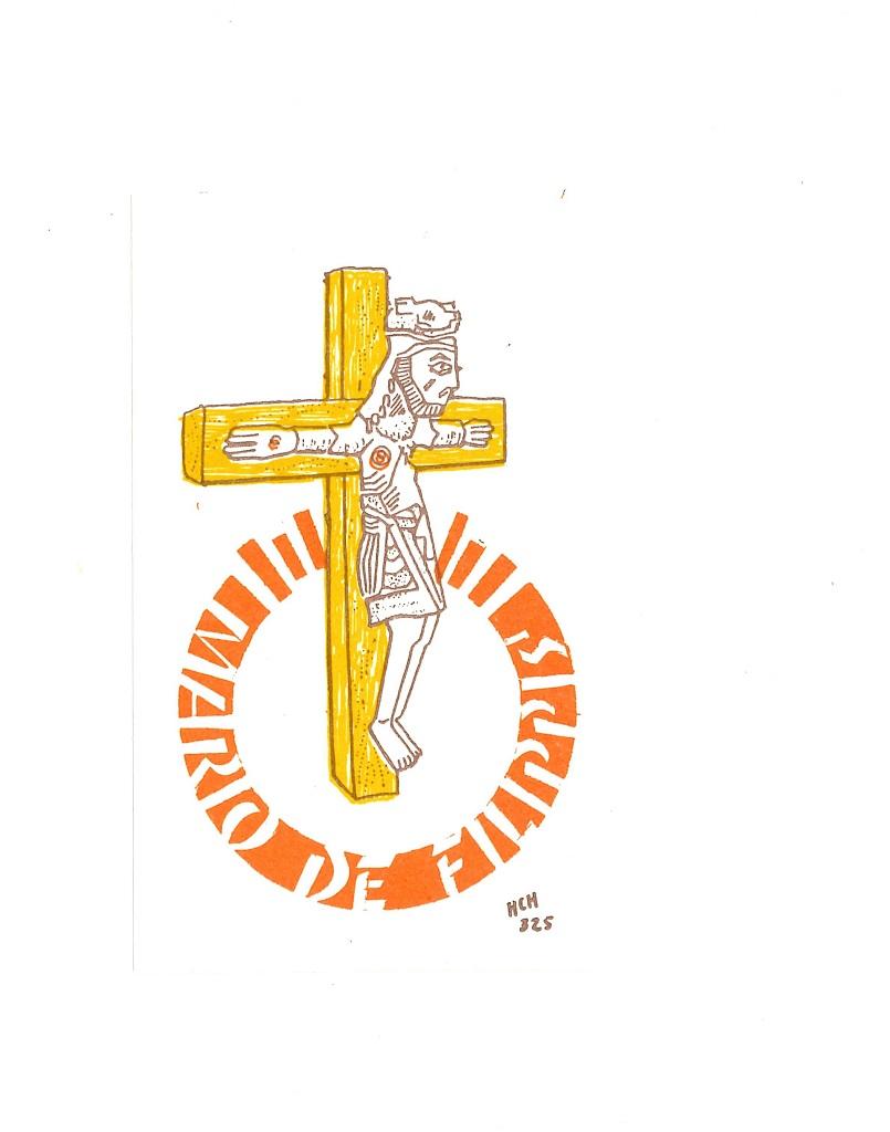 Ex Libris De Filippis - Impression sur bois originale - années 1960 - Art de Unknown