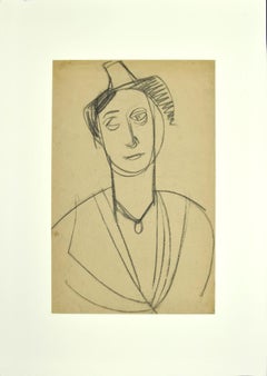 Portrait - Original Pencil Drawing - Early 20th Century 