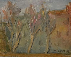 Rome - Oil Painting on Panel by Michele Cascella - Mid-20th Century