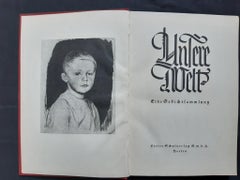 Unsere Welt – Seltenes Buch, illustriert von Kathe Kollwitz – 1928