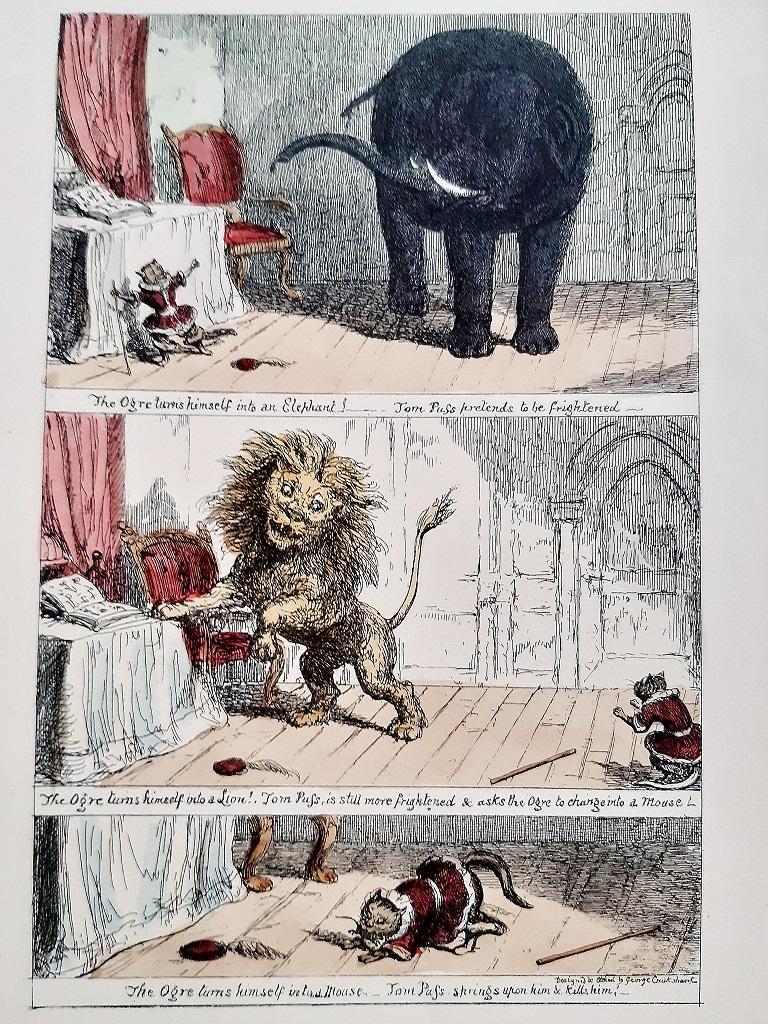 Fairy Library - Seltenes Buch, illustriert von George Cruikshank - 1850 im Angebot 1