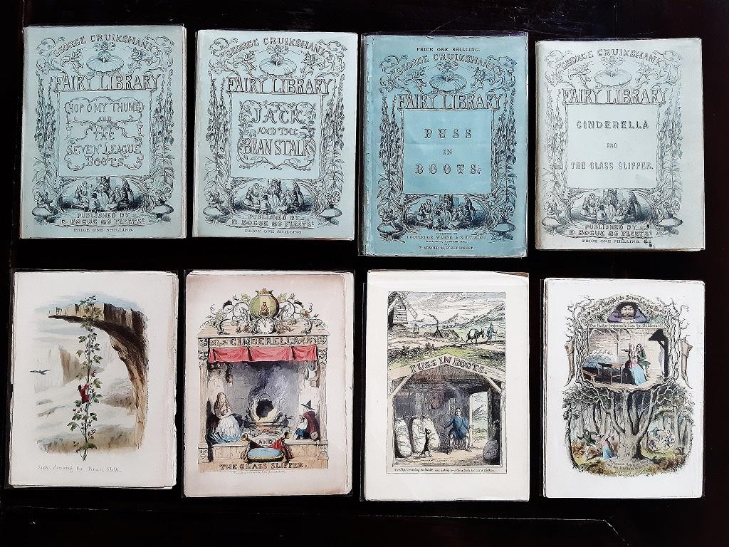 Die Fairy Library ist eine Sammlung moderner, seltener Originalbücher, die von verschiedenen Autoren geschrieben und von George Cruikshank (London, 1792 - London, 1878) zwischen 1853 und 1854 illustriert wurden.

Veröffentlicht von David Bogue,