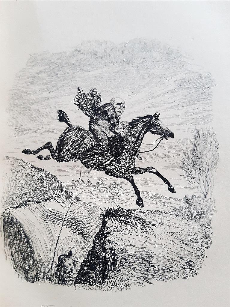 The Adventures of Peregrine Pickle (Die Abenteuer von Peregrine Pickle) ist ein seltenes, modernes Originalbuch, das von Tobias George Smollett (Cardross, 1721 - Livorno, 1771) geschrieben und von George Cruikshank (London, 1792 - London, 1878) 1831