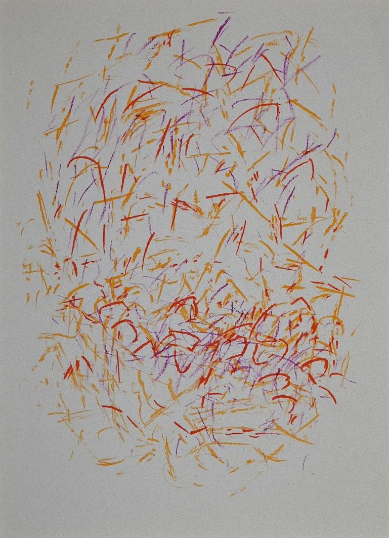 Piecewise Composition - Original Lithograph by Jean René Bazaine - 1968