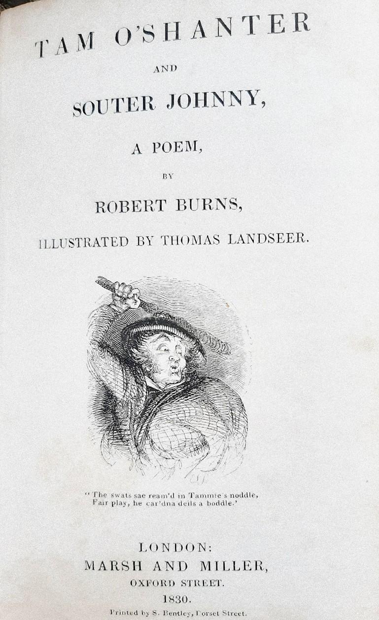 Poèmes comiques rares illustrés par G. Cruikshank - 1830 en vente 7