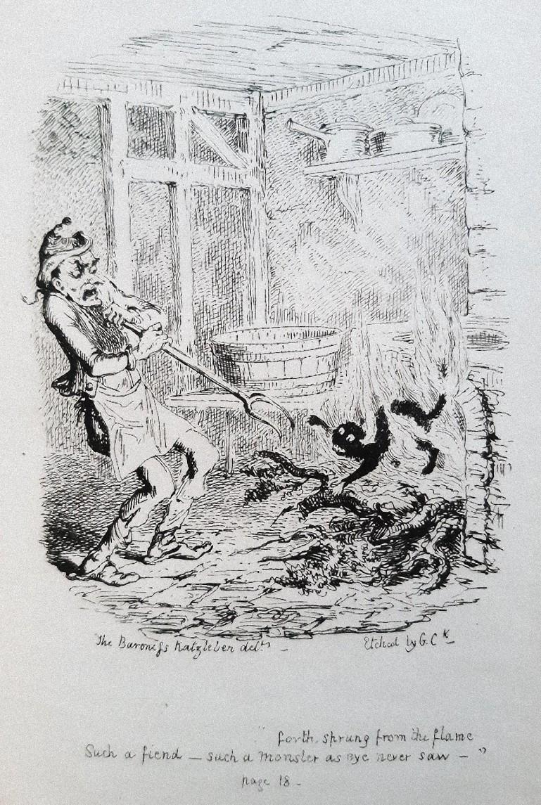 Poèmes comiques rares illustrés par G. Cruikshank - 1830 en vente 11