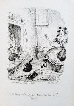 Cola de Gato - Libro Raro Ilustrado por G. Cruikshank - 1831
