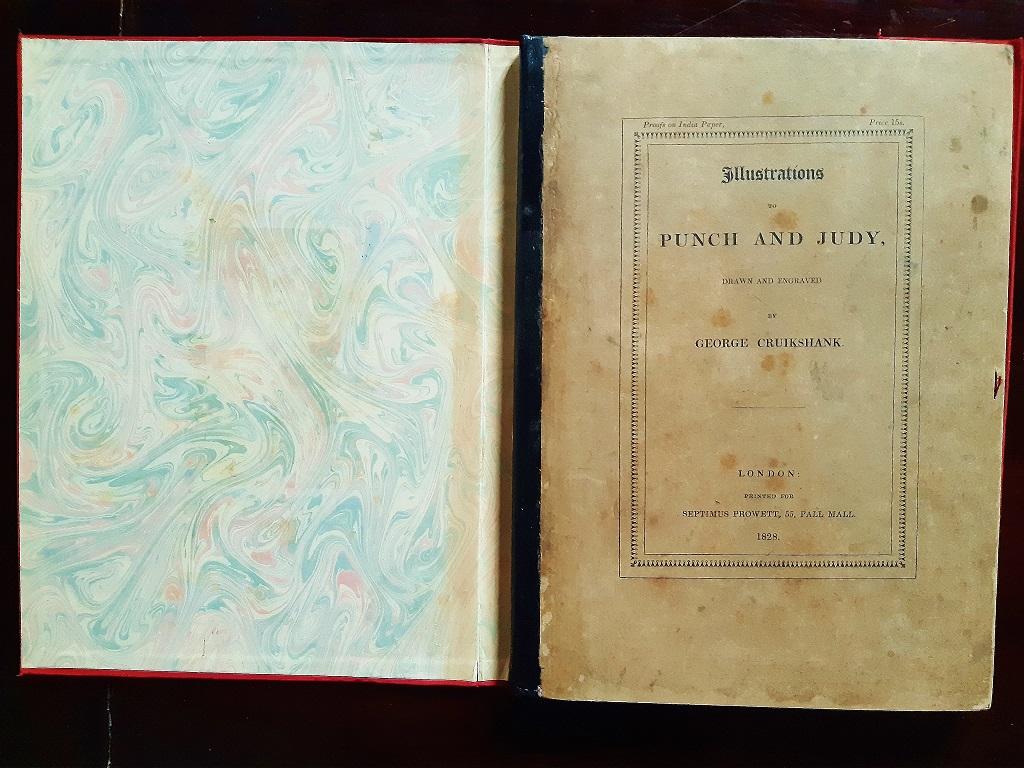 Illustrations to Punch and Judy ist ein modernes, seltenes Originalbuch, das 1828 von George Cruikshank (London, 1792 - London, 1878) illustriert wurde.

Herausgegeben von Septimus Prowett, London.

Originalabzüge auf China-Papier.

Format: in