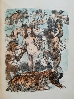 Venuswagen - Rare Book Illustrated by Lovis Corinth - 1919