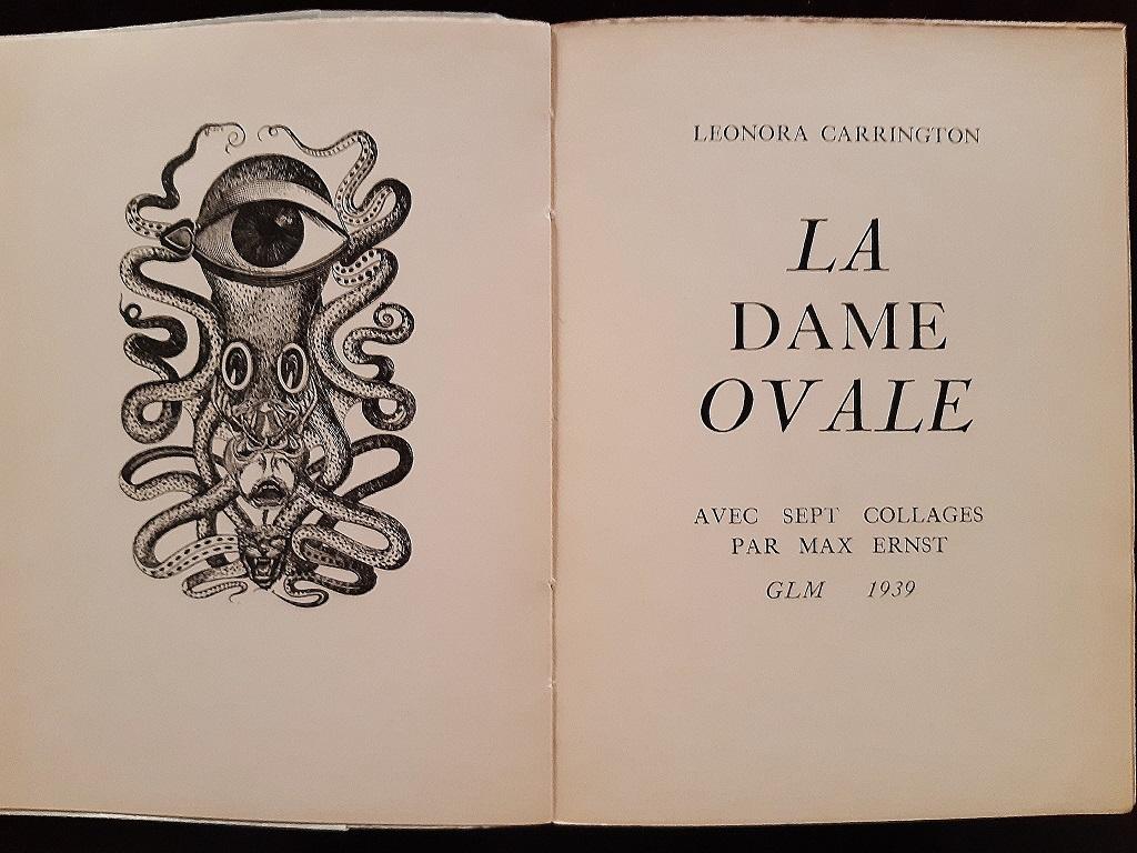 La Dame Ovale – Seltenes Vintage-Bücherregal, illustriert von Max Ernst – 1934 im Angebot 1