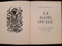 La Dame Ovale – Seltenes Vintage-Bücherregal, illustriert von Max Ernst – 1934