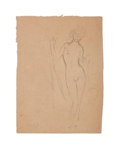 Figure di donne - Disegno originale di C. L. Moulin - Inizio XX secolo