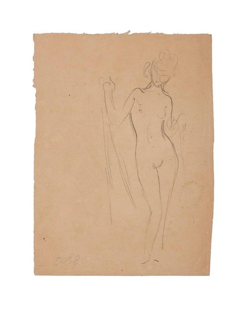 Figures of Women - Original Drawing by C. L. Moulin - Early 20th Century - Art by Unknown