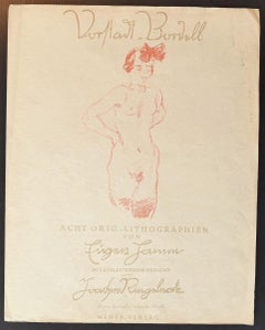 Cover for Vorstadt-Brodel - Original Lithograph - 1922