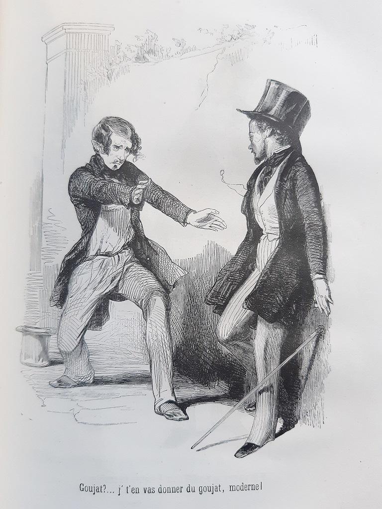 Le Diable à Paris is an original modern rare book written by Various Authors and illustrated by Paul Gavarni (1804 – 1866) and by Jean Ignace Isidore Gérard (Nancy, 1803 – Vances, 1847) in 1869.

Original First Edition.

Published by Hetzel & Cie,