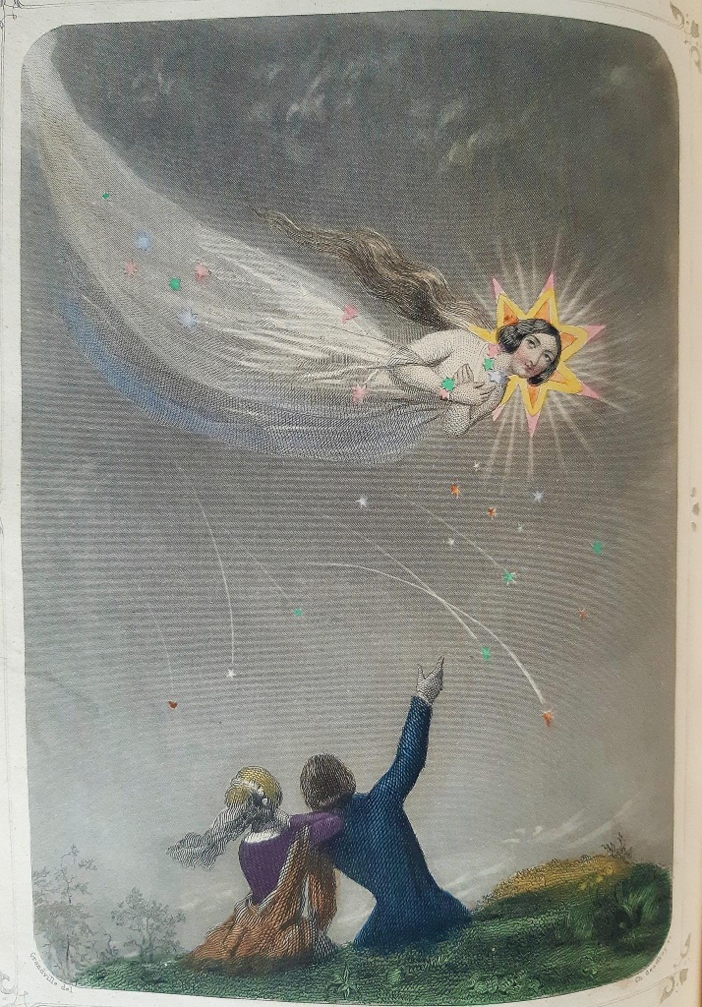 Les Etoiles - Rare Book by J.J Grandville - 1849 For Sale 1