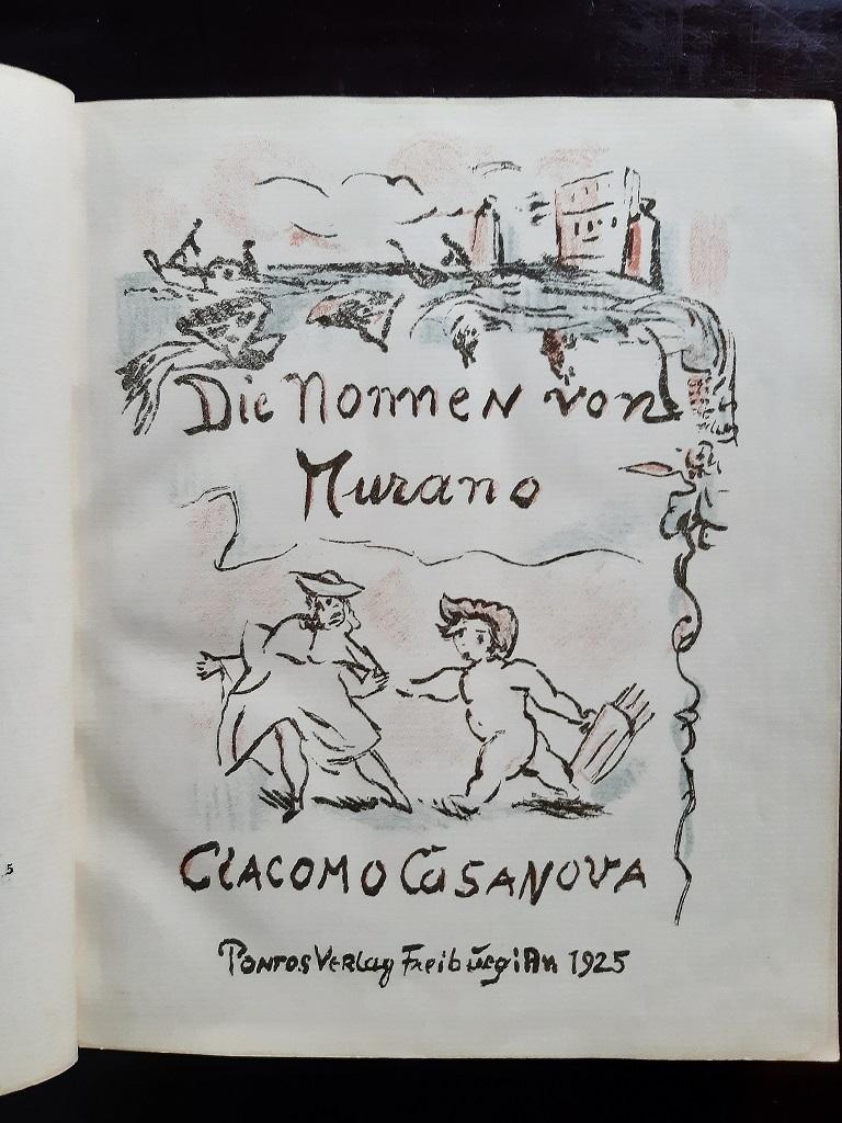 Die Nonnen von Murano - Rare Book Illustrated by Rudolf Grossmann - 1923 For Sale 2