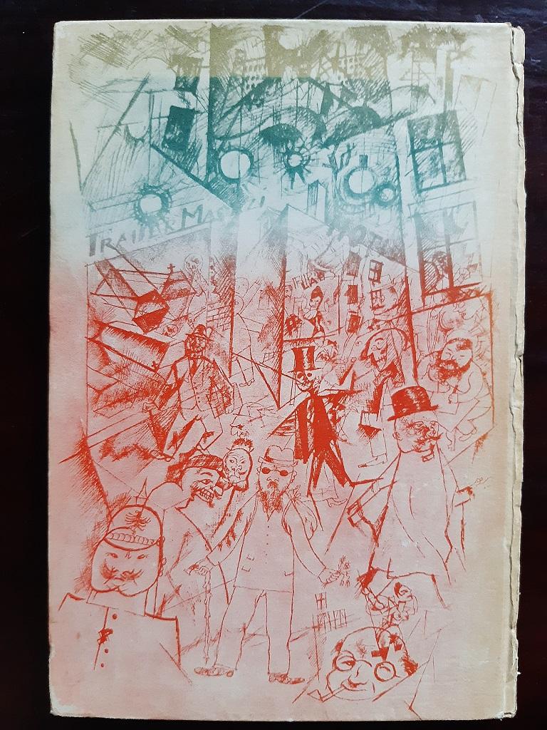Tragigrotesken der Nacht is an original modern rare book engraved by George Grosz (Berlin, 1823 - 1959, Berlin) and written by Wieland Herzfelde (Weggis 1896 – 1988) in 1920.

Original First Edition.

Published by Malik, Berlin.

Format: Small