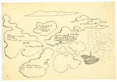 Disegno a penna - Disegno a penna di Leo Longanesi - 1937
