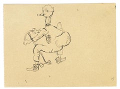 Duck Man - Pen Drawing by Leo Longanesi - 1937