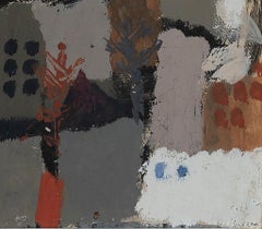 Paesaggio invernale - Acquerello e tempera di Sergio Barletta - Anni '70