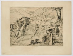 Used Landscape - Etching by Friedi Gold Boille - 1935