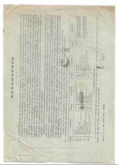 Three Profiles - China Ink Drawing by Mino Maccari - 1960s