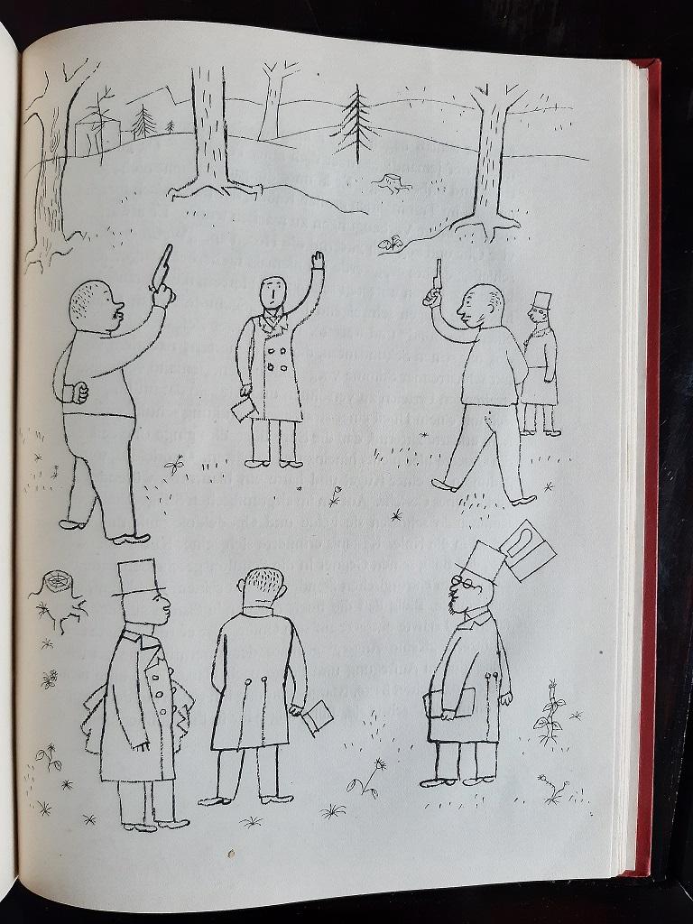 Doctor Billig am Ende is an original modern rare book written by Carl Wilhelm Richard Hülsenbeck (23 April 1892 – 20 April 1974) and illustrated by George Grosz (Berlin, 1823 - 1959, Berlin) in 1921.

Original First Edition.

Published by Kurt