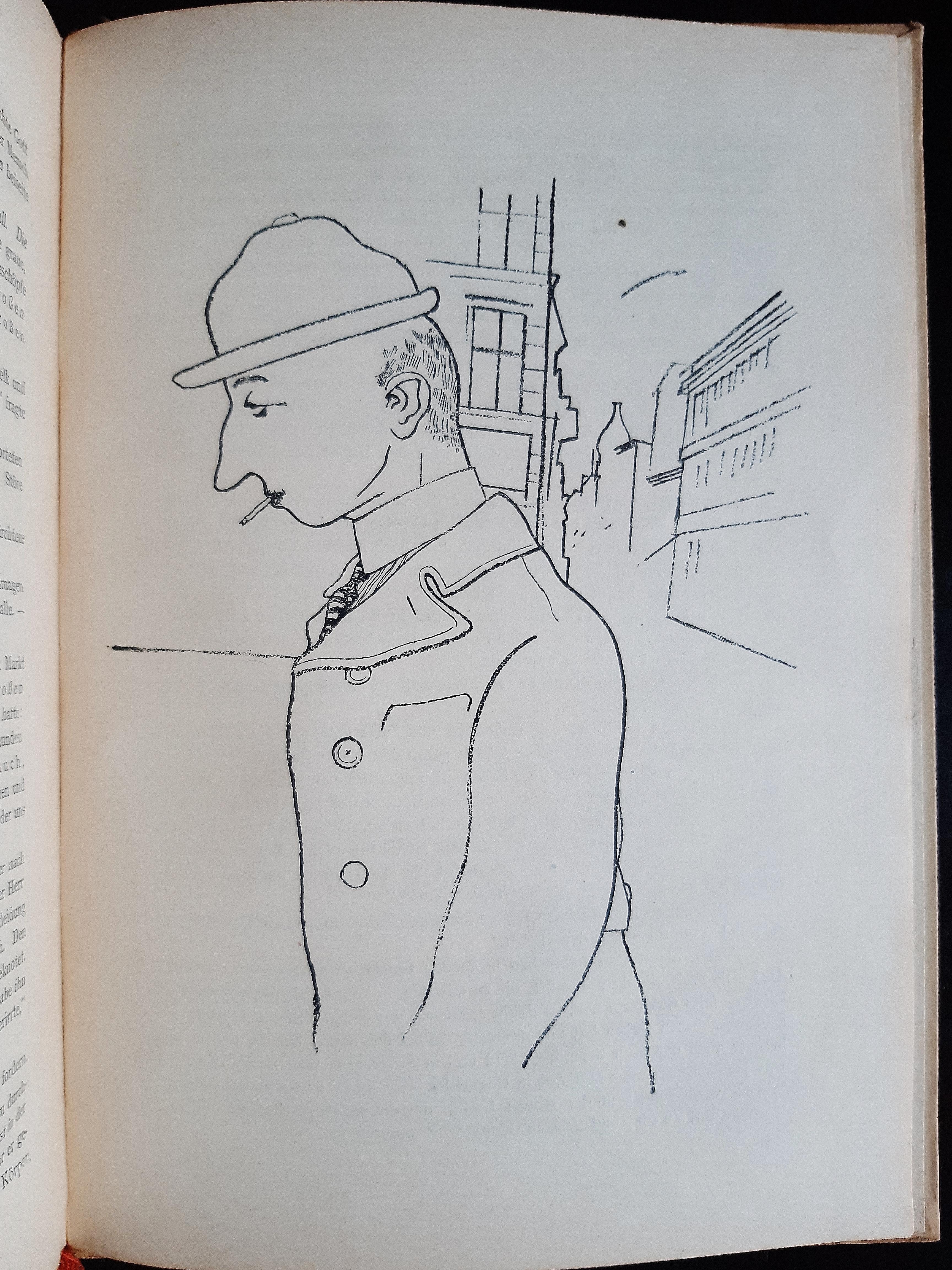 Die Passagiere der leeren Platze - Rare Book Illustrated by George Grosz - 1921 For Sale 5