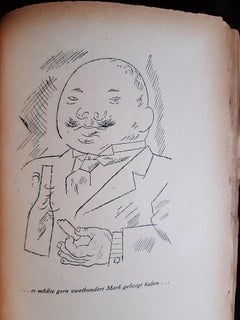 Antique Hedwig Courths-Mahler - Rare Book Illustrated by George Grosz - 1922