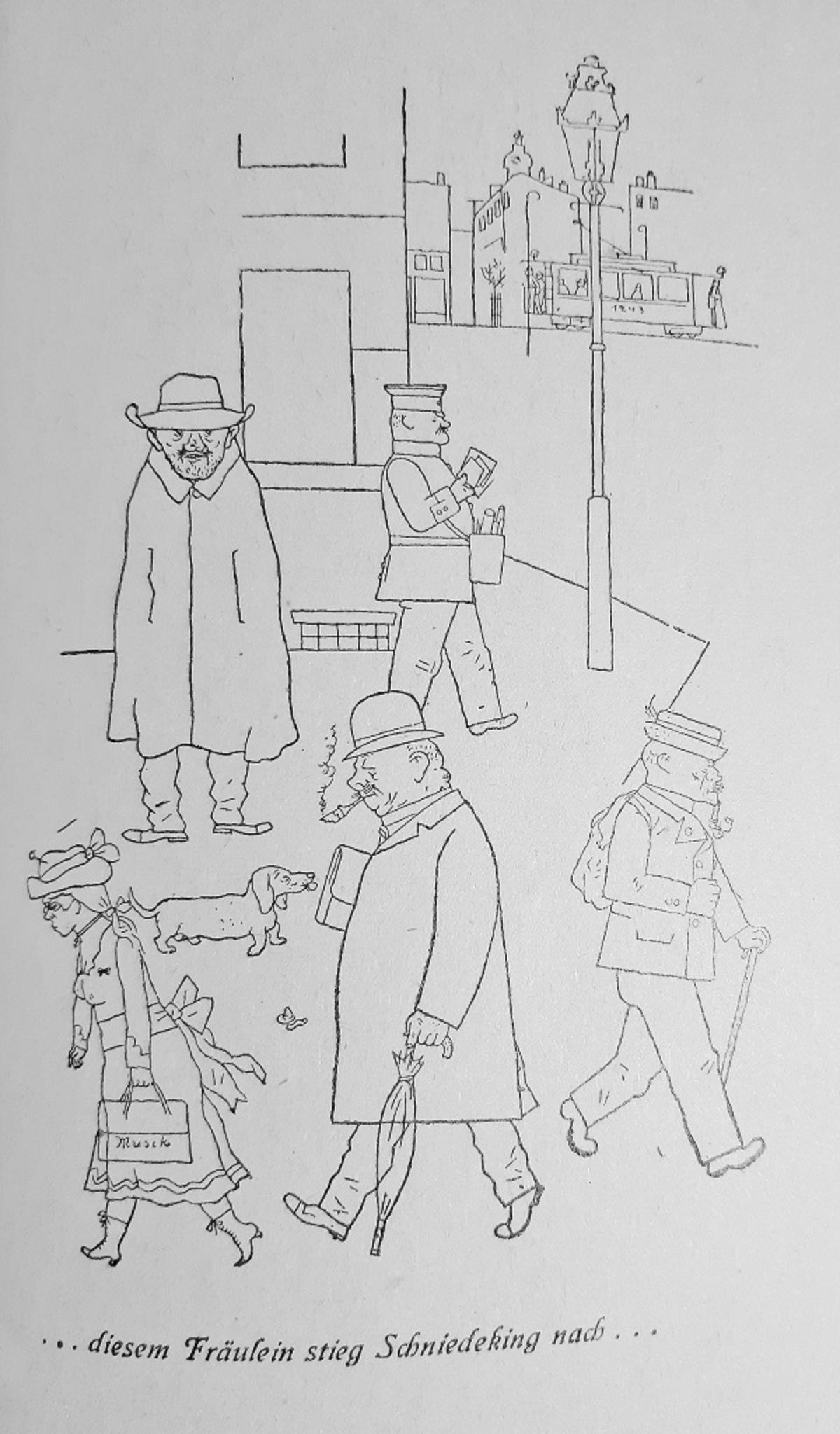 Hedwig Courths-Mahler - Livre rare illustré par George Grosz - 1922 en vente 2