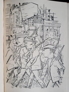 Steh auf Pfosten! - Seltenes Buch, illustriert von George Grosz - 1922