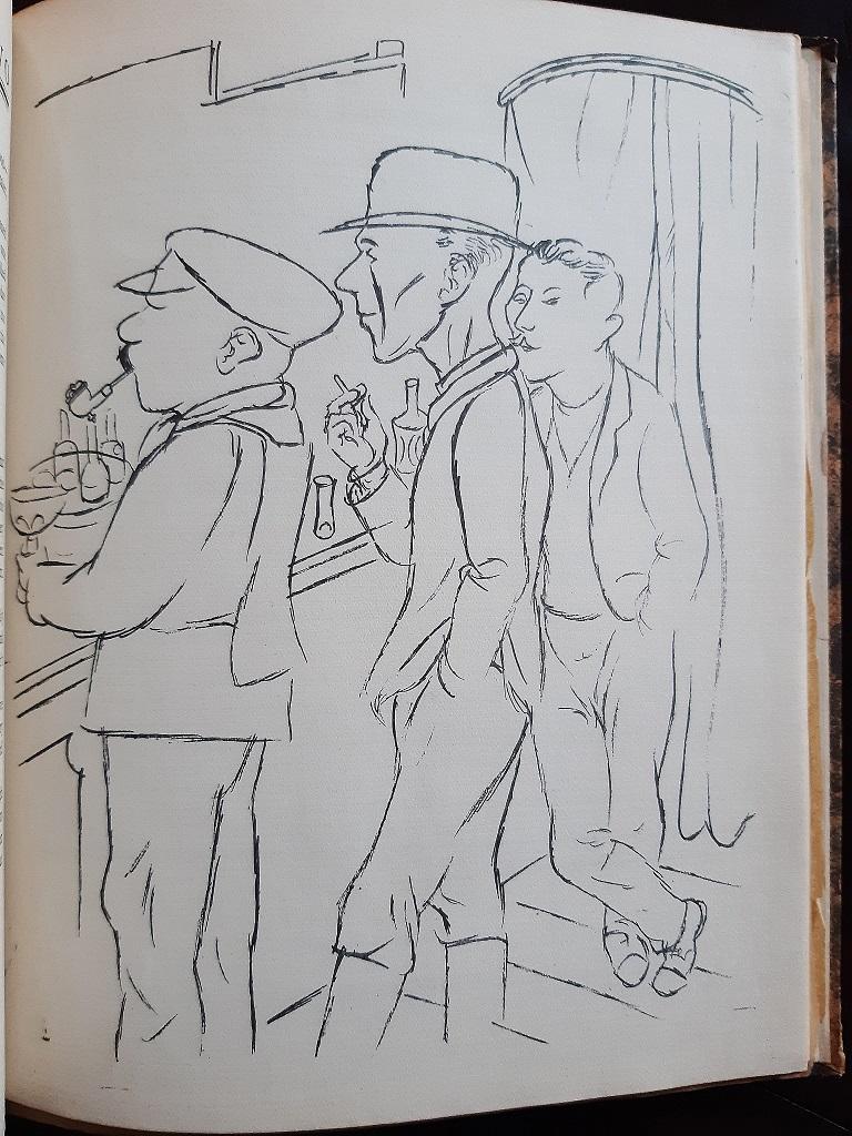 Brokenbrow is an original modern rare book written by Ernst Toller (Szamocin, 1893 – New York, 1939) and illustrated by George Grosz (Berlin, 1823 - 1959, Berlin) in 1926.

Original First English Edition.

Published by Nonesuch Press,