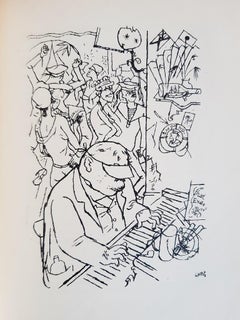 Port dEaux Mortes – seltenes, von George Grosz illustriertes Buch – 1926
