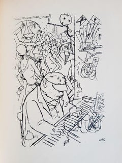 Port d'Eaux Mortes - Livre rare illustré par George Grosz - 1926