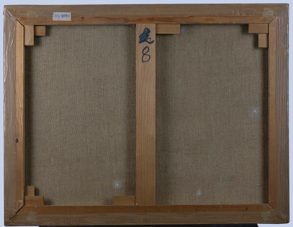 Senza titolo - Acrilico su Wood di Leo Guida - 1992 in vendita 2