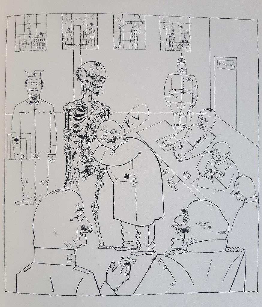 Die Gezeichneten is an original modern rare book illustrated by George Grosz (Berlin, 1823 - 1959, Berlin) in 1930.

Original First Edition.

Published by Malik, Berlin.

Format: in 4°.

The book includes 126 pages with 60 full pages reproductions