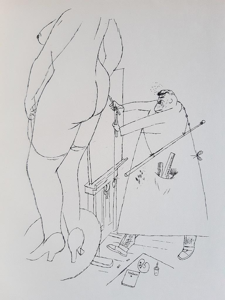 Über alles die Liebe - Livre rare illustré par George Grosz - 1930 en vente 5