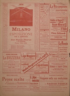 Milano e la sua Esposizione Internazionale... - Vintage Catalogue 1906